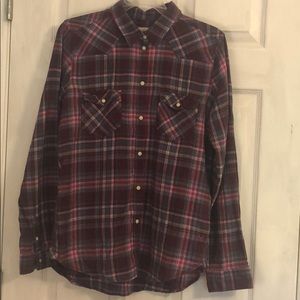 “Vintage boyfriend” flannel from American Eagle